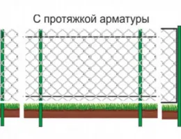 Преимущества заборов из сетки рабицы для дачного строительства